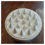 Scalp Massager Hair Growth, Soft Silicone Scalp Scrubber Shampoo Brush for Exfoliation, Dandruff Removal & Head Massage Stress Relax, Wet & Dry Use for Thick, Thin Hair Care, Wheat Straw Beige - Retai