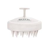 Scalp Massager Hair Growth, Soft Silicone Scalp Scrubber Shampoo Brush for Exfoliation, Dandruff Removal & Head Massage Stress Relax, Wet & Dry Use for Thick, Thin Hair Care, Wheat Straw Beige - Retai