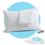 Pillow Protectors (2 Pack) Queen, Waterproof Pillowcase with Zipper, Breathable, Soft Pillow Cover for Better Sleep, Machine Washable - Retail: $21