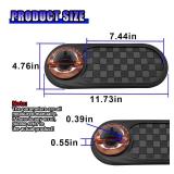 Multifunction Car Anti-Slip Mat, Rotatable Vehicle Phone Holder with Temporary Parking Number, Universal Auto Dashboard Organizer Pad Accessory for Phones, Sunglasses, Keys (Grey/Gold) - Retail: $14