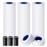 30 Rolls 15000pcs White Price Gun Labels for Mx-5500 Labeler White Pricemarker Stickers Plus 3 Piece Refill Ink Rolls (30 Rolls Pure White + 3 Refill Inks) 1 Roll Use. See pic for reference.  - Retail