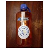Nalgene Sustain Tritan BPA-Free Water Bottle Made with Material Derived from 50% Plastic Waste, 32 OZ, Narrow Mouth, Orange - Retail: $16