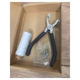 Missing Some Accessories Stitching Hole Punch BUTUZE, 4mm Silent Rhombus Leather Hand Pliers with Leather Needle, Wooden Needle Case, Waxed Thread for Belts, Straps, Saddles, Shoes, Fabric DIY - Retai
