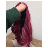 Pink Hair, Pink 24\" Wig  - Retail: $0
