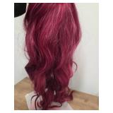Pink Hair, Pink 24\" Wig  - Retail: $0