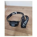 BLACK STRAP,No charging Cable Foxelli USB-C Rechargeable LED Headlamp â Super Bright, Lightweight Head Lamp for Running, Camping, Hiking & Work â Comfortable Fit for Adults & Kids - Retail: 