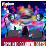 Playbees Rotating Disco Ball - LED Revolving Disco Ball with Movable Strobe Lights for Disco Party Decor, Mirror Lights Party, Mini Lava Lamp Alternative, 30 Second Dance Party - Retail: $35