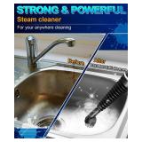 Handheld Pressurized Steam Cleaner with 11-Piece Accessory Set, Multi-Surface Steamer for Cleaning, All Natural Steam Cleaner for Home, Upholstery, Car, Floor, Kitchen and More - Retail: $47