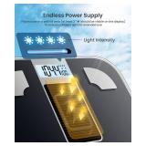 RENPHO Smart Scale for Body Weight, FSA&HSA Eligible, Digital Bathroom Scale BMI Weighing Bluetooth Body Fat Scale, Body Composition Monitor Health Analyzer with Smartphone App, 400 lbs - Elis Solar 1