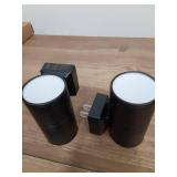 L LOHAS LED Night Light Plug in, Modern Night Lights Plug into Wall, Dusk to Dawn Sensor, Soft White 3000K, 0-100LM Adjustable Brightness, Dimmable Night Lights for Hallway Bedroom Stairway, 2 Pack - 