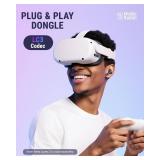 Middle Rabbit SW4 Pro Gaming Earbuds with Mic Wireless, 2.4G Dongle + Bluetooth Dual Mode, 20ms Low Latency, Compatible with PS5, PS4, PlayStation, Desktop&Laptop PC, VR - Retail: $50