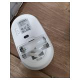 Wireless Keyboard and Mouse Combo - Full Size Slim Thin Wireless Keyboard Mouse with Numeric Keypad 2.4G Stable Connection Adjustable DPI (White & Silver) - Retail: $34