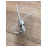Kapitan Soap Dispenser Pump Head Replacement Spare for Standard 28/400 (26 mm - 28mm / 1.02 in-1.10 in) Neck Size, Stainless Steel Brushed Finish - Retail: $7