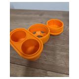 havit Frozen Dog Treats Toy to Keep Them Busy, Cognitive Dog Enrichment Toys,Interactive Toys Long Lasting, Easy to Clean (Orange) - Retail: $13