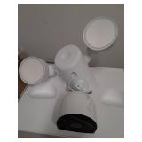 Google Nest Cam with Floodlight - Outdoor Camera - Floodlight Security Camera, White, 1 Count (Pack of 1) - Retail: $280