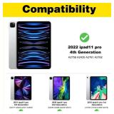 ProCase Privacy Screen Protector for iPad Pro 11 4th 3rd 2nd 1st 2022 2021 2020 2018, Anti-Spy Tempered Glass Film Guard -1 Pack - Retail: $14