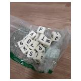 COHHFWPD Crossword Dice Game, Word Game, 15 Large Letter Dice, Word Dice Game for Family Games, Travel & On-The-Go Fun - Retail: $14