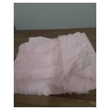 ONE PILLOW CASE AVOIN colorlife Christmas Tree Pink Throw Pillow Covers Set of 1, 12 x 20 Inch Soft Plush Faux Fur Jacquard Cushion Case Festivals Winter Decoration for Sofa Couch - Retail: $12