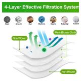 VBN 8 Pack Replacement Roomba Vacuum Bags, Compatible with iRobot Roomba 104 105 405 504 505 705 Combo 10 Max, i7+ i3+ i4+ i6+ i8+ j7+ s9+, i s j Series, All Clean Base Automatic Dirt Disposal Bags - 