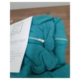 SwaddleDesigns 6-Way Omni Swaddle Sack, Arms Up Swaddle for Newborn, More Options to Calm Startle Reflex, Improves Sleep, 12-18 lbs, Heathered Teal - Retail: $25