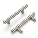 Ravinte 20 Pack 5\" Cabinet Pulls Brushed Nickel Stainless Steel Kitchen Drawer Cupboard Pulls Cabinet Handles 5\" Length with 3\" Hole Center - Retail: $21