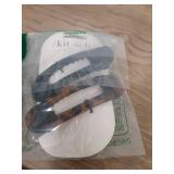 Kitsch Flat Hair Clips for Women - Strong Hold, No Slip Grip Flat Claw Clips For Secure and Comfortable Look | Durable Recycled Plastic Hair Accessories | Ideal Gifts for Women - Black & Tortoise, 2pc