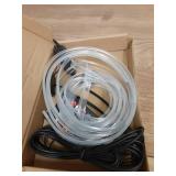 Interior Car LED Strip Lights with Wireless APP & Remote Control, RGB 2 in 1 Car Ambient Lighting Kit with 158 Inches Fiber Optic, Inside Neon Dash Strip with Music Mode - Retail: $20