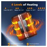 BEYYON Hand Warmers Rechargeable - Magnetic Electric Hand Warmer 2 Pack, 4 Levels Heat Up to 131â with LED Display, Portable Reusable Pocket Heater for Raynauds, Golf, Camping, Men, Women - Retai