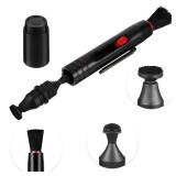 3 Pieces Multifunction Lens Cleaning Pen Brush Lens Brush for Optics Screen Cleaning Pen for Camera SLR Telescope Magnifying Glass Binoculars Spotting Scopes Rangefinders Monoculars - Retail: $9