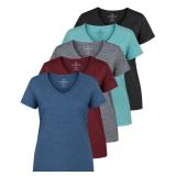 MISSING BLACK T SHIRT Real Essentials 4 Pack: Women