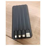 Portable Charger, 50000mAh Power Bank with Built in Cables, 22.5W Fast Charging Battery Pack, Portable Phone Charger for Travel Camping Essential,PowerBank Compatible with iPhone 17/16/15/14, Samsung 