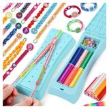 QXHOL Friendship Bracelet Making Kit for Girls - Arts Crafts for Kids String Bracelets Maker Set - Best Birthday Gift Ideas for 8-12 Year Old Girl & Popular Toys Ages 6 7 9 10 11, 8-13 yr Old - Retail