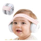 Yoofoss Baby Ear Muffs Noise Protection for Infant and Babies Up to 36 Months - Noise Cancelling Headphones for Ear Protection, Sleep, Travel Baby Essentials - Retail: $12