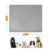 PHOTO FOR REFERENCE, COLOR BLACK \"BEST DOG EVER\" DESIGN CAPT.SNOOZE Waterproof Dog Blankets Light Grey Pet Blanket 60\"x80\", Soft Fluffy Sofa Car Bed Protector, Reversible Leakproof Flannel Washabl
