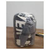 PHOTO FOR REFERENCE, COLOR BLACK \"BEST DOG EVER\" DESIGN CAPT.SNOOZE Waterproof Dog Blankets Light Grey Pet Blanket 60\"x80\", Soft Fluffy Sofa Car Bed Protector, Reversible Leakproof Flannel Washabl