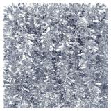 Dingion 59 Feet Christmas Tinsel Garland Metallic Twist Ornaments Hanging Glitter Xmas Garland for Christmas Tree Indoor Outdoor Decoration Party Supplies - Retail: $12