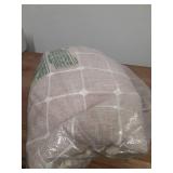 SEE PHOTO FOR DESIGN PHOTO FOR REFERENCE Awellife Linen Shower Curtain Beige Boho Farmhouse Shower Curtains for Bathroom Fabric Cream Cloth Liner 72 x 72 Inch - Retail: $0