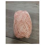 SEE EXTRA PHOTOS FOR AMOUNT/SIZE REFERENCE 1 Skein/Pack Schachenmayr (SMC) Catania Originals Yarn, 100% Mercerized Cotton for Knitting and Crochet Yarn, Sport Weight, 401 - Apricot - Retail: $8