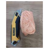 SEE EXTRA PHOTOS FOR AMOUNT/SIZE REFERENCE 1 Skein/Pack Schachenmayr (SMC) Catania Originals Yarn, 100% Mercerized Cotton for Knitting and Crochet Yarn, Sport Weight, 401 - Apricot - Retail: $8