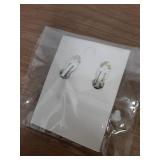 One Pair Clip On Earrings  - Retail: $0