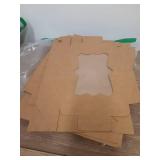 TOMNK 14pcs 8x6x2.5 âInches Cookie Boxes, Bakery Boxes with 3 Style Window, Treat Boxes, Pastry Pie Boxes for Chocolate Strawberries, Donuts, Cupcakes, Muffins and Dessert - Retail: $13