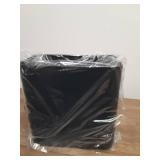 Veelesa Small Bathroom Trash Can 2.4 Gallon Wastebasket, Slim Metal Garbage Can Matte Black Stainless Steel Trash Bin for Bedroom,Office,Kitchen,Toilet, rv, Near Desk, Under Sink - Retail: $19