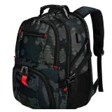 YOREPEK Travel Backpack, Extra Large 50L Laptop Backpacks for Men Women, Water Resistant College Backpack Airline Approved Business Work Bag with USB Charging Port Fits 17 Inch Computers, Camouflage -