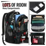 YOREPEK Travel Backpack, Extra Large 50L Laptop Backpacks for Men Women, Water Resistant College Backpack Airline Approved Business Work Bag with USB Charging Port Fits 17 Inch Computers, Camouflage -
