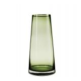 Funsoba 10â Green Glass Vase with Gold Mouth for Centerpieces Home Wedding Decoration - Retail: $24