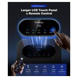 KNQZE Foot Massager with Heat and Remote, Shiatsu Deep Kneading Feet Massager for Plantar Fasciitis & Neuropathy, Foot Warmer, Gifts for Mom Women Men Dad, Fits Up to Men Size 12 - Retail: $90