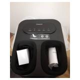 KNQZE Foot Massager with Heat and Remote, Shiatsu Deep Kneading Feet Massager for Plantar Fasciitis & Neuropathy, Foot Warmer, Gifts for Mom Women Men Dad, Fits Up to Men Size 12 - Retail: $90