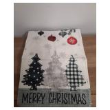 Merry Christmad Table Runner 6ft Long 13 Inches Wide  - Retail: $0