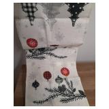 Merry Christmad Table Runner 6ft Long 13 Inches Wide  - Retail: $0