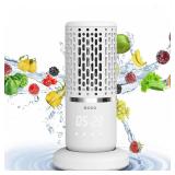 Fruit and Vegetable Washing Machine, Electric Fruit Cleaner, Faster Electrolytic Water, with Large Reaction Area, 6 min Countdown,Ideal for Cleaning Fruit,Vegetable,Rice,Tableware(Grey) - Retail: $10